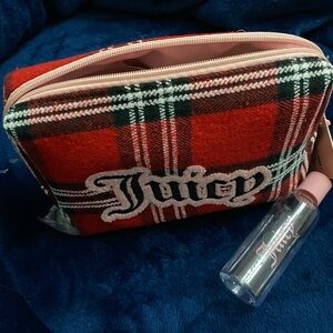 Juicy Couture Red Plaid Women's Bag NWT